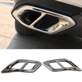 Fit For Lexus RX350 RX450H 2016 2017 2018 2019 2020 2021 2022 Exhaust Muffler Pipe Tip Modling Cover Trims Stainless Steel