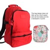 Storage Bag Waterproof Oxford Cloth Pink Lily Portable Household Daily