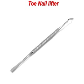 MEDSPO Professional Ingrown Toe Nail Cutters Clippers Pliers | Side Cutters Straight Curved | Beauty Gauges | Cuticle Pushers Skin Knife (Toe Nail Lifter Double End)