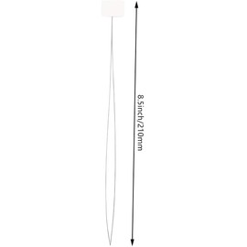 6 Pieces Needle Threaders for Embroidery Floss Cross Stitching Craft Tool for DIY Hand Sewing, 20cm(Bonus with 6pcs Small Needle threaders)