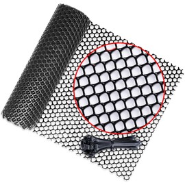 YAMTEN Plastic Wire Mesh Fence 15.7 in x 16.4 FT Roll Garden Fencing Durable Plastic Chicken Wire Mesh - Ideal for Poultry,Dogs,Rabbit,Snake Barrier Gardening Versatile Netting