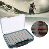 Fly Fishing Box PP Double Side Waterproof Flies Organized Storage