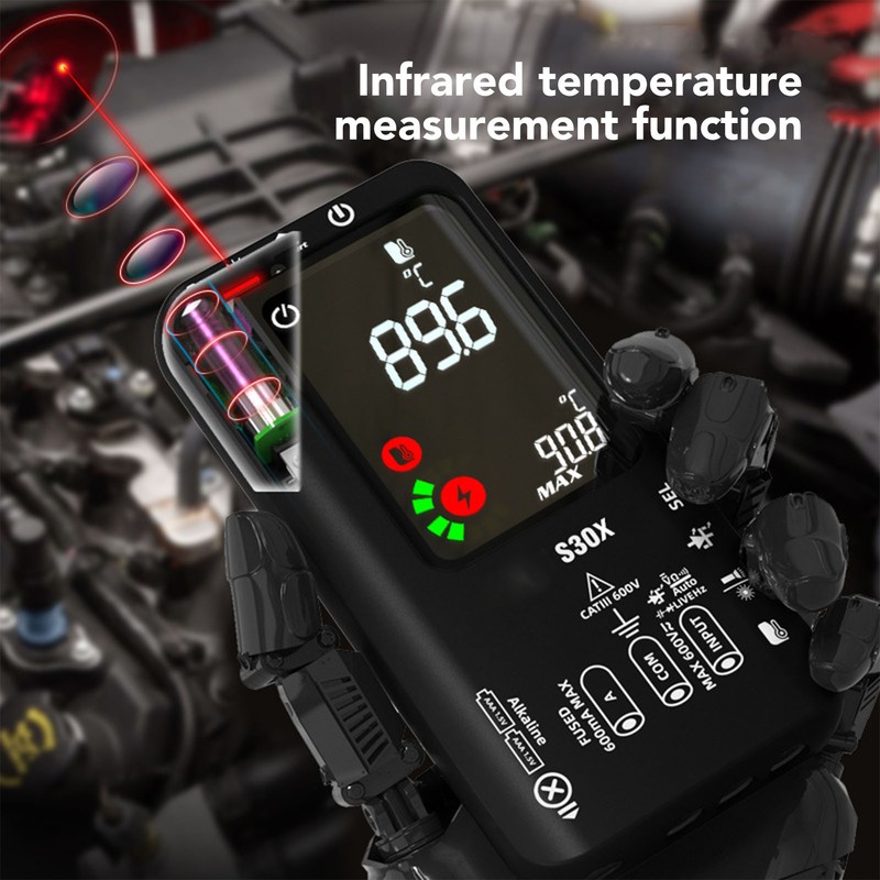 Digital Multimeter High Accuracy Color LCD Display Auto Recognition Multifunctional