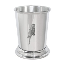 Budgerigar Mint Julep Cup English Pewter Cockatil Free Engraving Gift 45