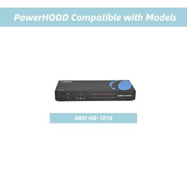 PowerHOOD 12V AC/DC Adapter Compatible with OREI 1x16 HDMI Splitter 6 Ports Proffessional HDMI Powered HD-1016 HD1016 12.0V 12VDC DC12V 12 Volt 12 Volts Power Supply Cord Battery Charger Cable PSU