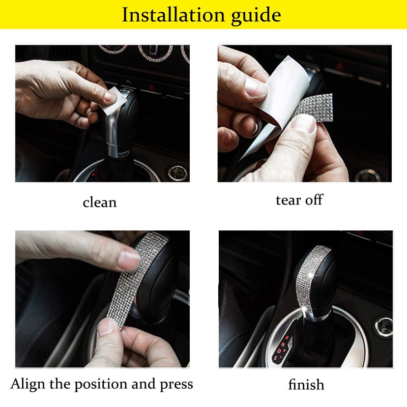 Steering Wheel Emblem Bling Crystal Cycle Decoration for Beetle Golf