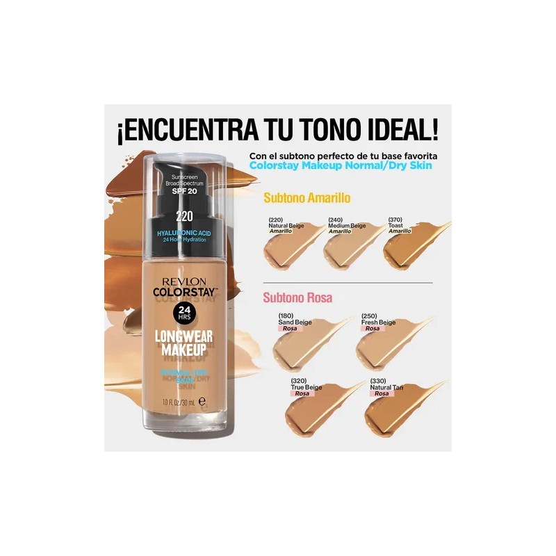 Base De Maquillaje Liquido Revlon Colorstay Makeup Normal / Seca