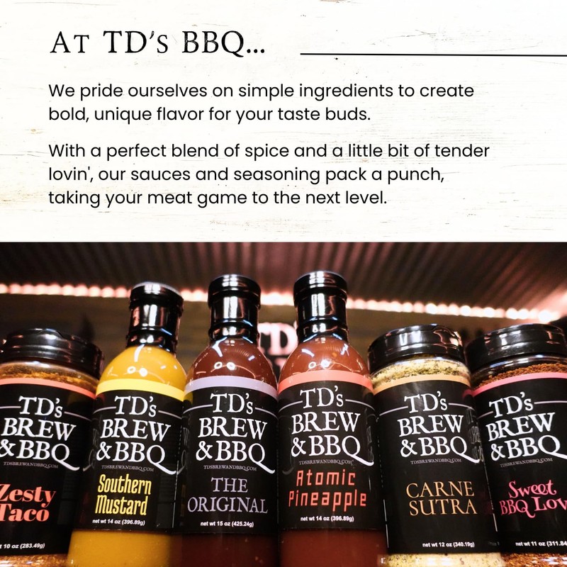 TD's Brew & BBQ "The Original" Sauce