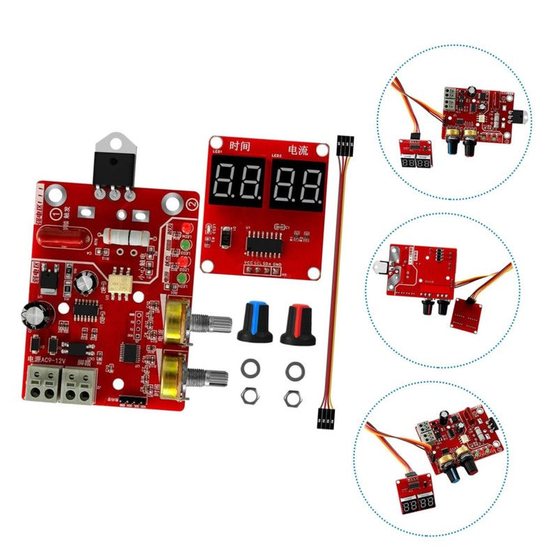 Gadpiparty Spot Welder Control Board Time Adjustment Diy Spot Welding