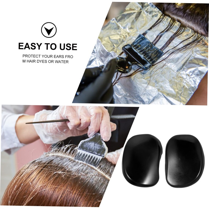 Healeved 10pcs Professional Hair Dye Ear Cover Ear Protection Earmuffs