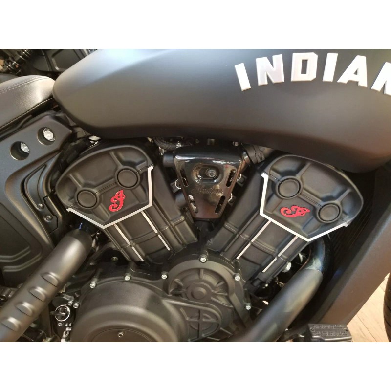 Indian Scout Motorcycle Cylinder "I" Script Decal, Sticker, Emblem