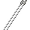 Sworker 2Pcs Long Carbide Burr Set 6mm Shank Total L