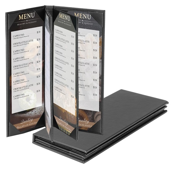 AMGSH AMGSH 2 Pack 6 View Menu Holder Menu Covers