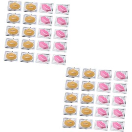 FRCOLOR 40 Piezas Mascarilla Exfoliante Para Labios Gel De Labios Mascarillas Para Labios Antifaz Para Dormir Labios Mascarilla Natural Material De Colágeno Hidratante Máscara De Labios