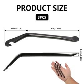 Pack of 3 Bicycle Tyre Levers, Robust Tyre Levers for Bicycles, Metal Bicycle Tyre Change Tool, Strong and Durable Tyre Changing Tool for Mountain Bikes, Road Bikes and Folding Bikes
