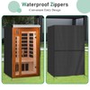 Safipotts Outdoor Sauna Cover, Heavy Duty Waterproof Sauna Cover for