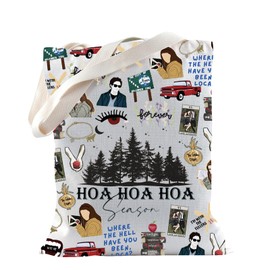 TSOTMO Twilight Merch Vampire Gift Werewolf Gift Twilight Inspired Hoa Hoa Hoa Season Tote Bag for Fans Horror Lovers (HOA SEASON)