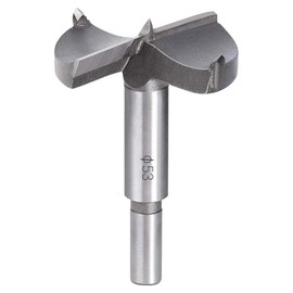 Flintronic Professional Forstner Drill, 53 mm Forstner Bit, Forstner Cutter with Round Shank, Forstner Drill for Wood, Accessories Drill for Woodworking (Diameter 53 mm, Length 80 mm)