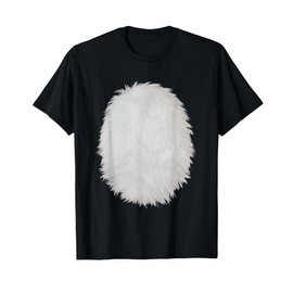 White Belly Costume DIY Cosplay Panda Bear Cat Skunk Deer T-Shirt