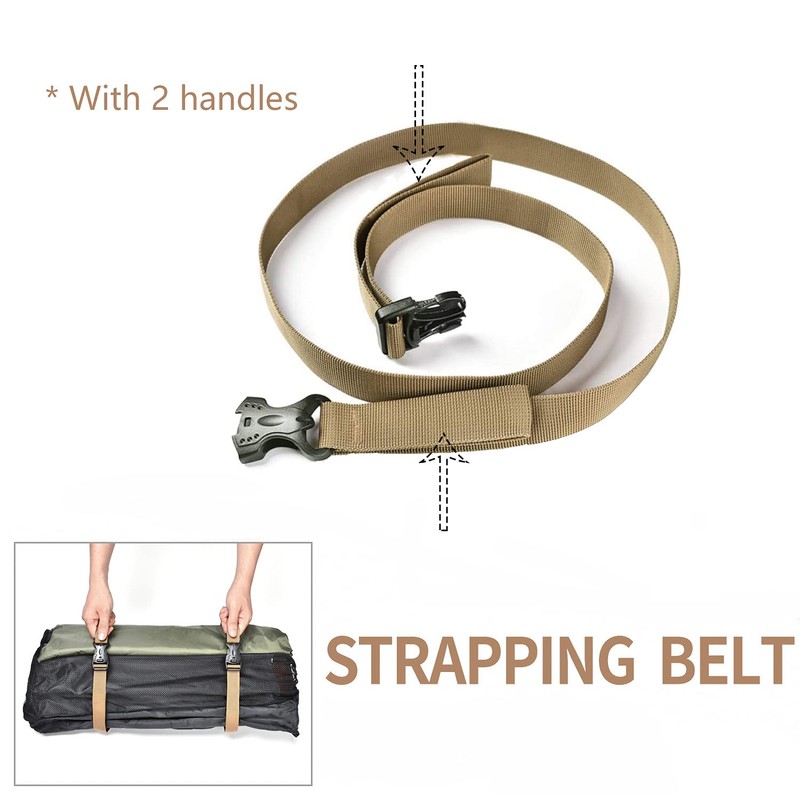 Alnicov Backpack Accessories Strap Luggage Straps Blanket Strap Sleeping Bag