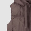 JAJU [JAJU/자주] 여 루즈핏 미디엄 다운필 후드 베스트_코코아 [JAJU] Women's