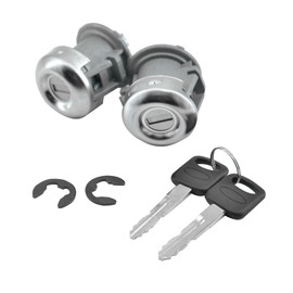ALTBET Door Lock Cylinder with Keys Set Compatible with 1997-2016 Ford F150 F250 F350 Super Duty Replace 7C3Z1521990A 7C3Z-1521990-A