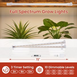 Plant Stand Indoor with Grow Lights and Removable Drawer, 4 Tiered 48.2" Tall Metal Plants Shelf for Indoor Plants Multiple, Full-spectrum LED Grow Lights, Flower Plant Rack for Living Room, Patio