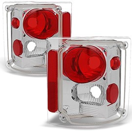 For 1978-1991 GMC Jimmy Chevy 1500 Blazer Left + Right Side Tail Lights Brake Lamp Replacement Pair Set