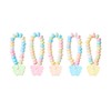 50 Butterfly Candy Bracelets, Novelty Pastel Candy Bracelets with Butterfly