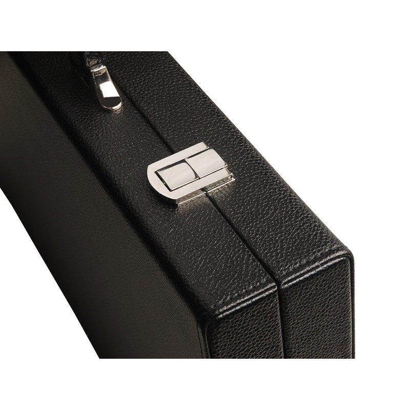 16-inch Premium Backgammon Set - Medium Size - Black Board,