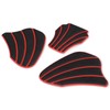 Special Parts Takekawa Tank Pad Set (Black/Red) for Monkey 125