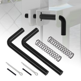 XaXmTee 819T Trailer Gate Spring Latch Kit with Extra Pins 2 Pack Trailer Gate Pins Heavy Duty Trailer Gate Latch Repair Kit for Carry-On Utility Trailers