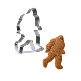 Bigfoot Big Foot Sasquatch Cookie Cutter 4.6 Inch - Made in the USA – Foose Cookie Cutters Tin Plated Steel Bigfoot Big Foot Sasquatch Cookie Mold
