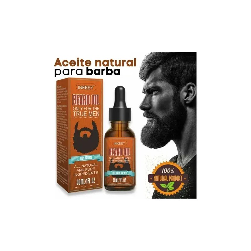 Kit Barba Serum Natural + Rodillo Micro Agujas Crecimiento