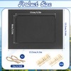 20 Pcs Graduation Photo Display, Black Kraft Paper Picture Frames