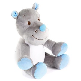 Timfanie® Cuddly Toy Baby Plush Toy Rhino Blue