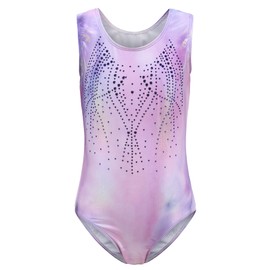 Gymnastics Leotard for Kids Girls One Piece Athletic Dance Leotards Sparkle Toddler Gymnastics Bodysuit Ballet Dance Wear
