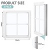 Tandefio Tandefio 2 Pack 12' x 12' White Flush Mount