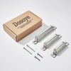 Dosoye 5 Packs 5in(128mm) Drawer Pulls Brushed Nickel Cabinet Cup