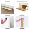 Sunlithor Edge Finger Tabs Pulls for Cabinet Kitchen Hardware Drawer