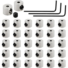 30Pcs Pin Locking Backs Pin Keepers Pin Locks Backs Locking Pin Back Pin Lock Clasp with 3Pcs Allen Wrench