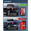 Nilight Taillight Assembly Compatible with 2016 2017 2018 GMC Sierra