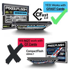 PixelFlash CFast Card Reader (Classic, Red)