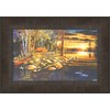 Wake Up Call by Jim Hansel 11x15 Loons Tent Canoe