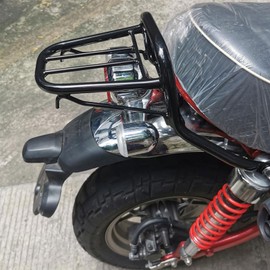 Motorcycle Rear Carrier Support Shelf Luggage Rack Passenger Grab Bar for for HO&N&DA Monkey 125/Z125 Monkey125 Z 125 Accessories 2018-2024 (JB02/JB03) (Matte Black)