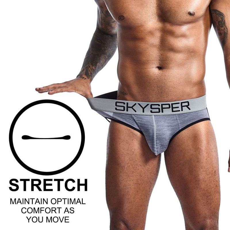 SKYSPER - Ropa interior deportiva para hombre, Sg02-gris, XX-Large