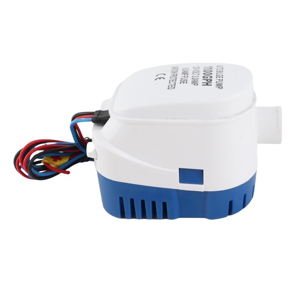 Greensen 1100 GPH Automatische Tauchbilgen-Wasserpumpe 12-V-Schiffsbootpumpe mit Integriertem Schwimmerschalter Zur