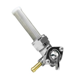 Petcock Fuel Valve with Left Spigot 90 Outlet Shut Off Valve Switch Fits for Harley Davidson Low Rider Dyna Fatboy Heritage Softail Springer Sport Glide Sportster