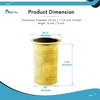 MARINE CITY Brass Drain Tube Corrosion Resistant Easy Functional and