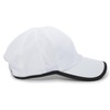 Pacific Headwear Standard Lite Series Active Hook-and-Loop Adjustable Cap, White/Black